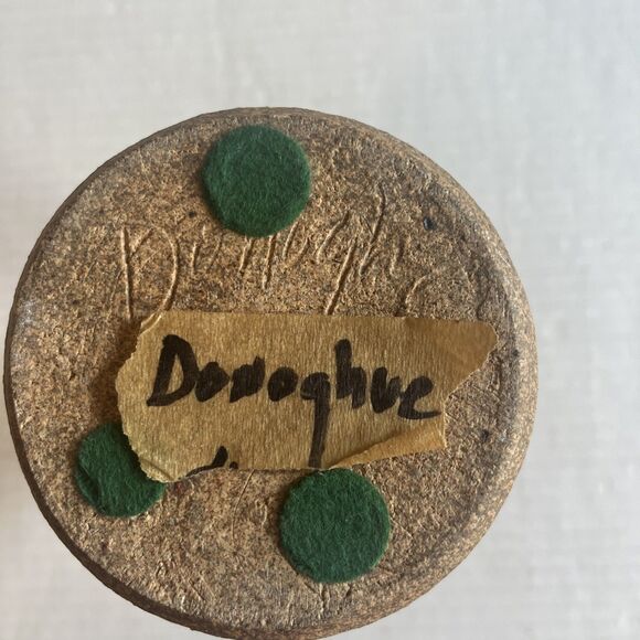 Studio Art Pottery Drip Glaze Sandstone Vase 8.75” Inch" Green Gray Signed - Picture 6 of 12